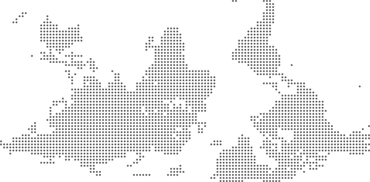 Gradient background shape design from Qwik Security branding